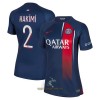 Officiële Voetbalshirt Paris Saint-Germain Hakimi 2 Thuis 2023-24 - Dames